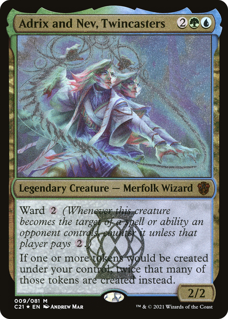 Image of Adrix and Nev, Twincasters (Display Commander) [Commander 2021]