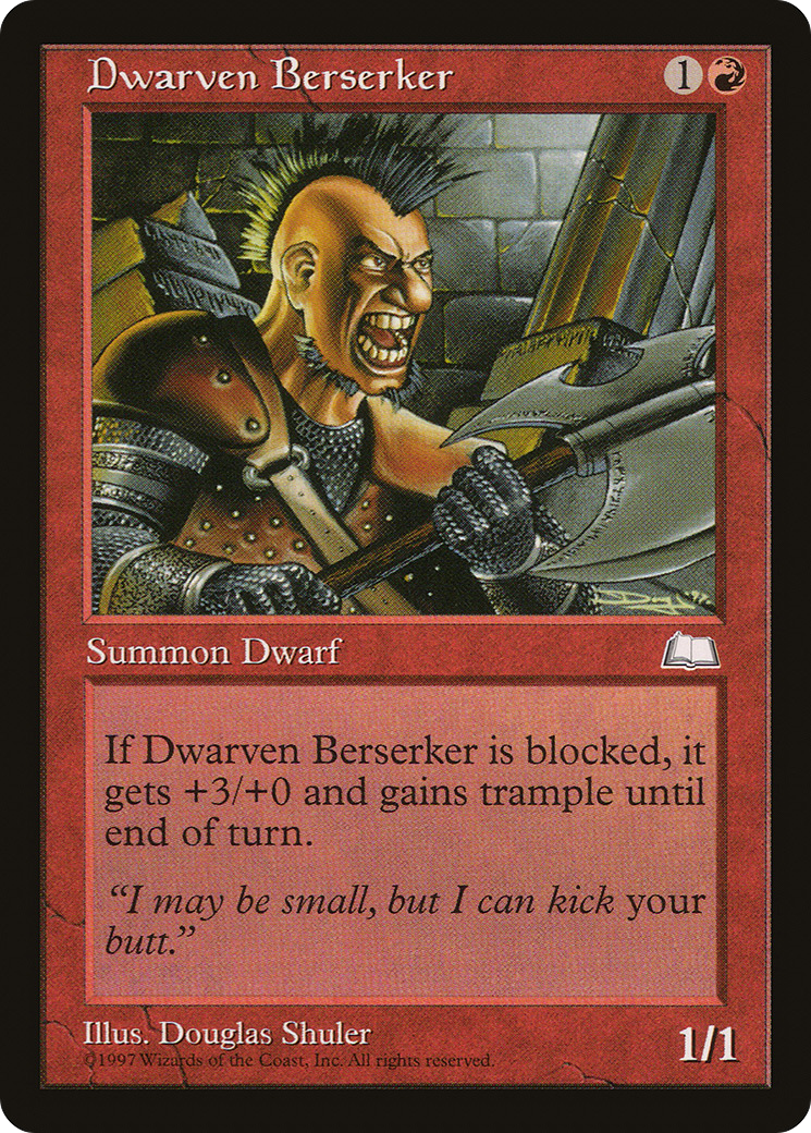 Image of Dwarven Berserker [Weatherlight]