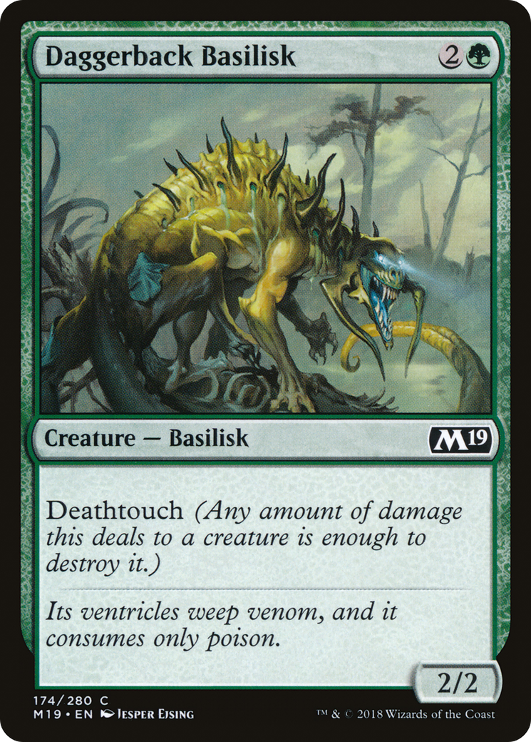 Image of Daggerback Basilisk [Core Set 2019]
