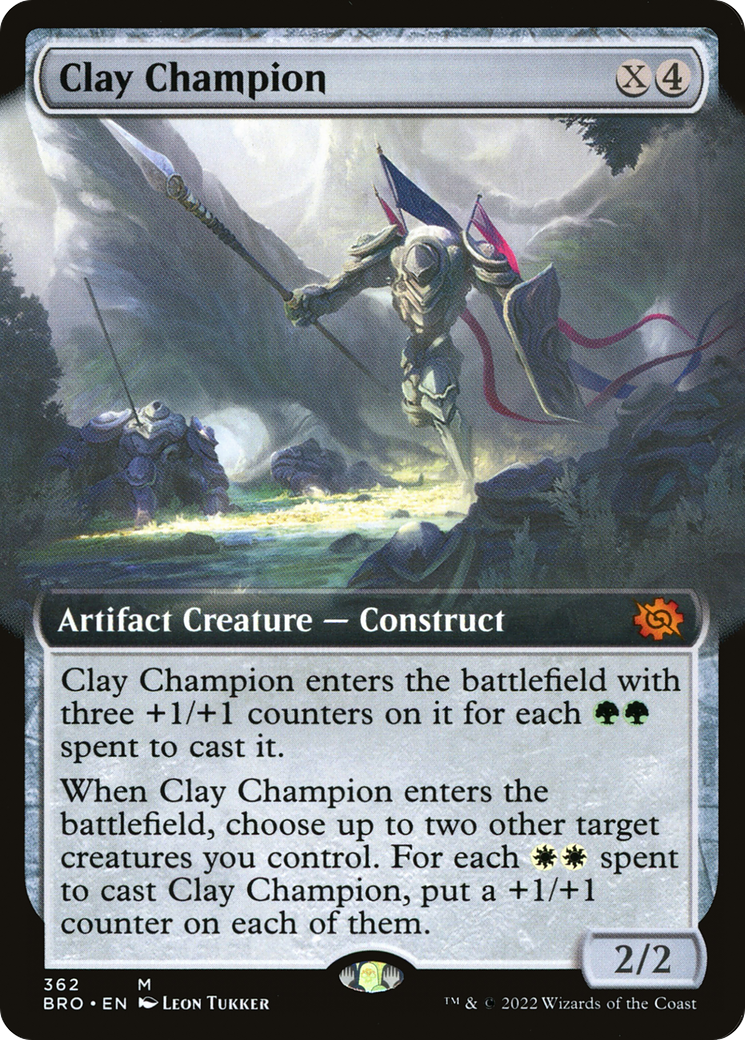 Image of Clay Champion (Extended Art) [The Brothers' War]