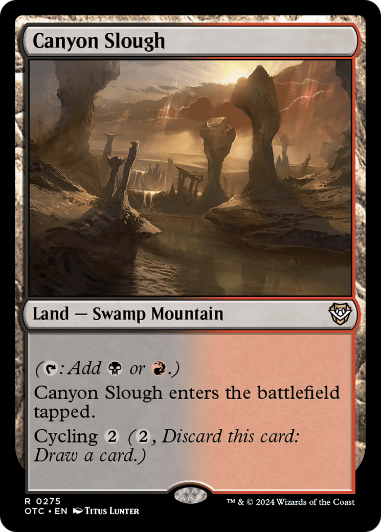 Image of Canyon Slough [Outlaws of Thunder Junction Commander]
