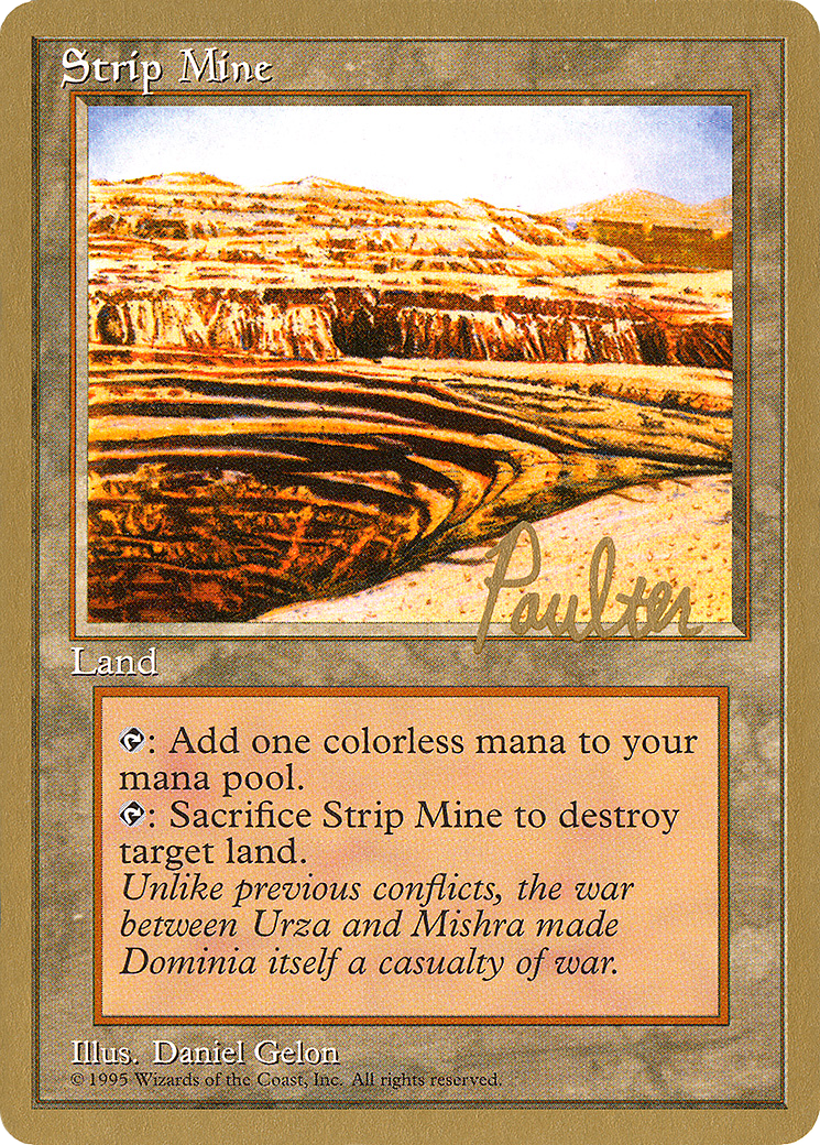 Image of Strip Mine (Preston Poulter) [Pro Tour Collector Set]