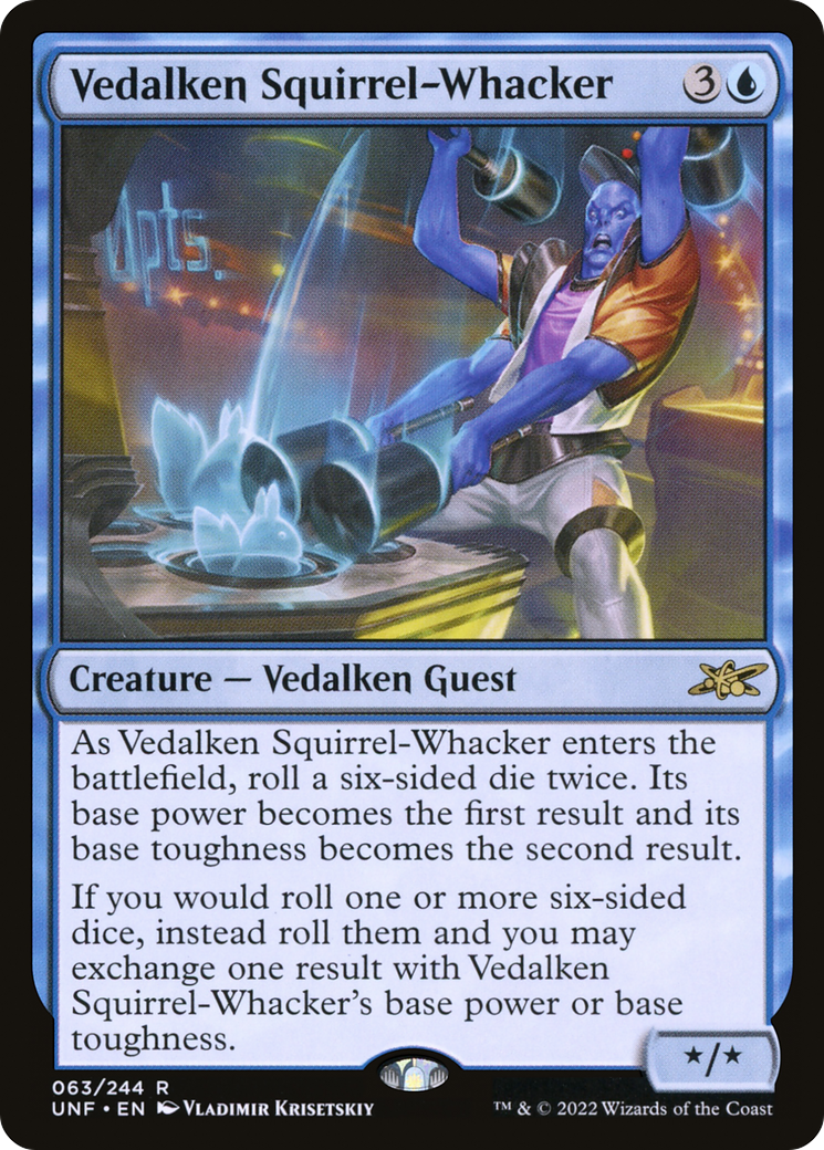 Image of Vedalken Squirrel-Whacker [Unfinity]