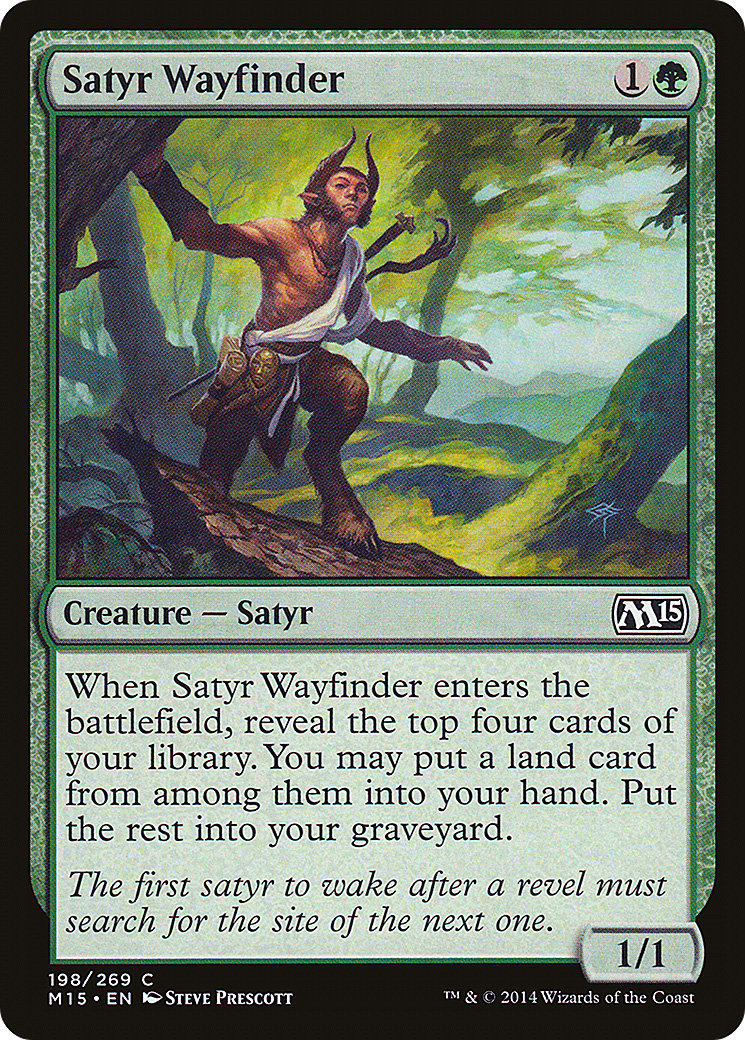 Image of Satyr Wayfinder [Magic 2015]