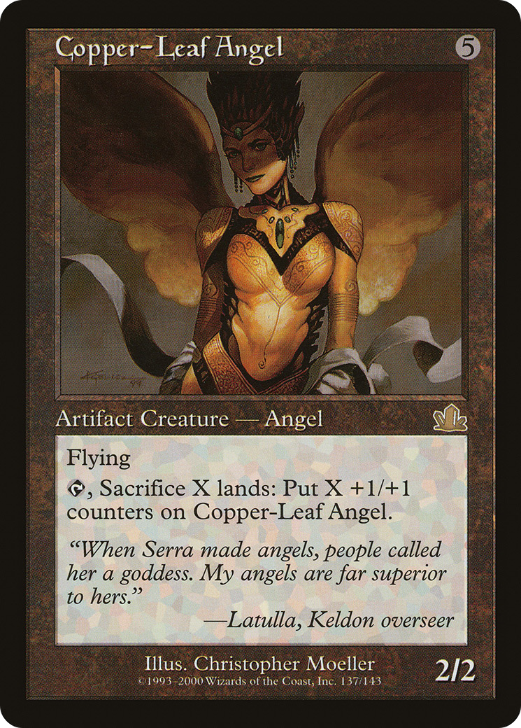 Image of Copper-Leaf Angel [Prophecy]