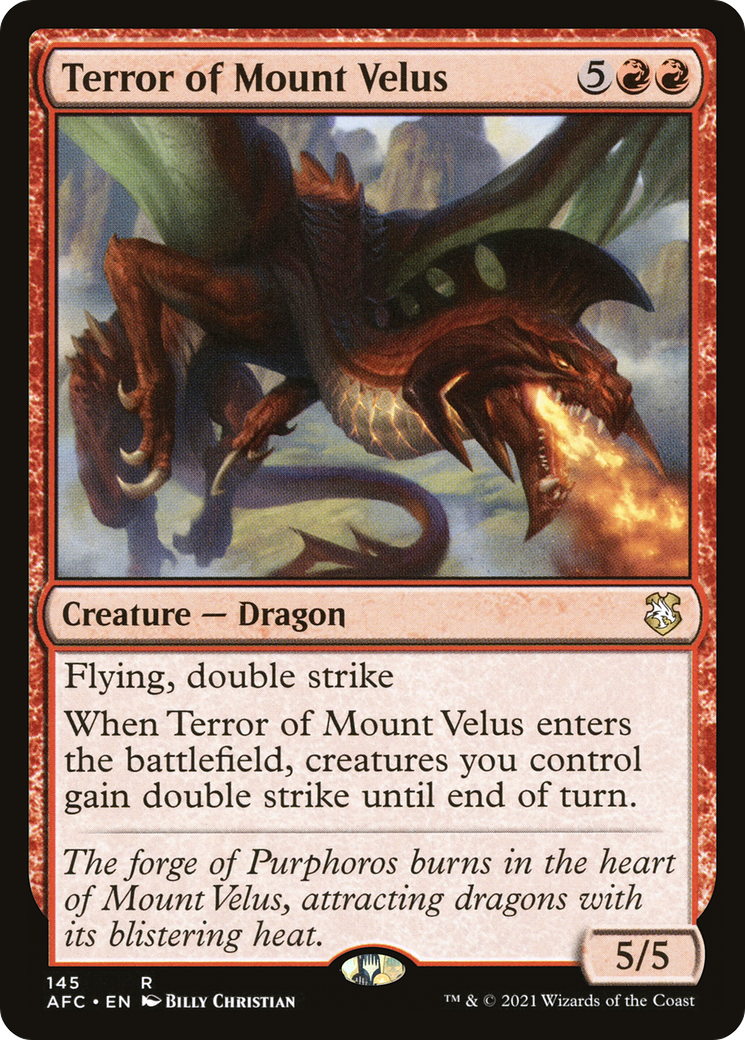 Image of Terror of Mount Velus [Dungeons & Dragons: Adventures in the Forgotten Realms Commander]