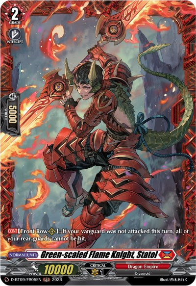 Image of Green-scaled Flame Knight, Statol (D-BT09/FR05EN) [Dragontree Invasion]