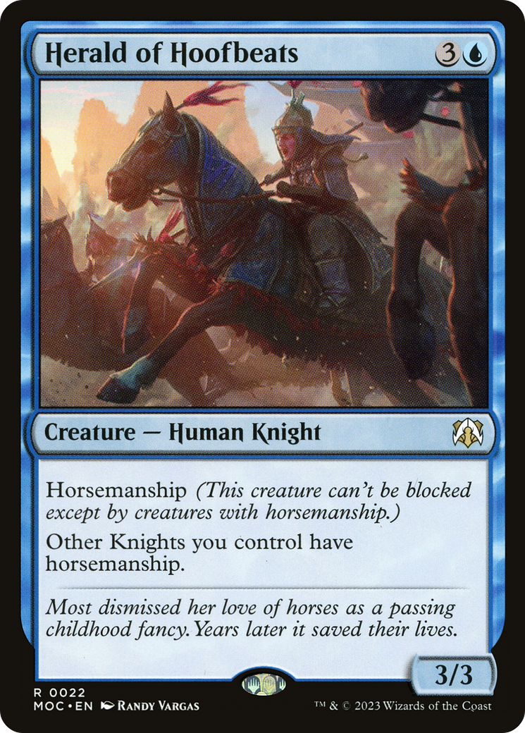 Image of Herald of Hoofbeats [March of the Machine Commander]