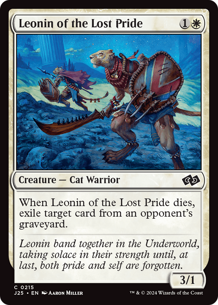Image of Leonin of the Lost Pride [Foundations Jumpstart]