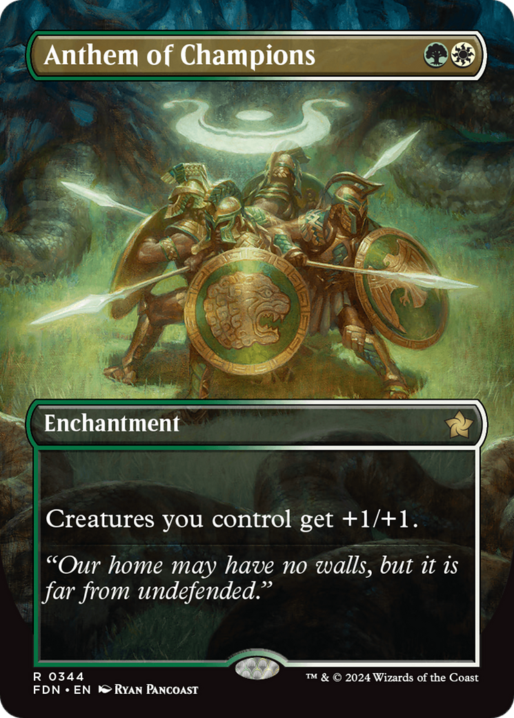 Image of Anthem of Champions (Borderless) [Foundations]
