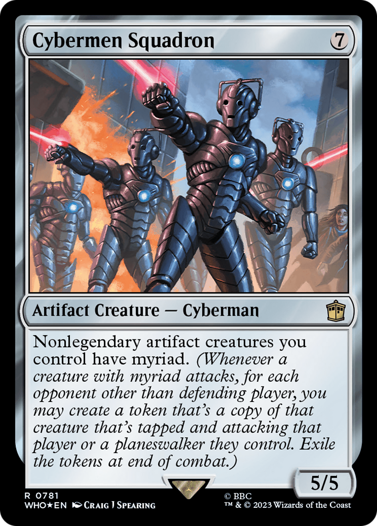 Image of Cybermen Squadron (Surge Foil) [Doctor Who]