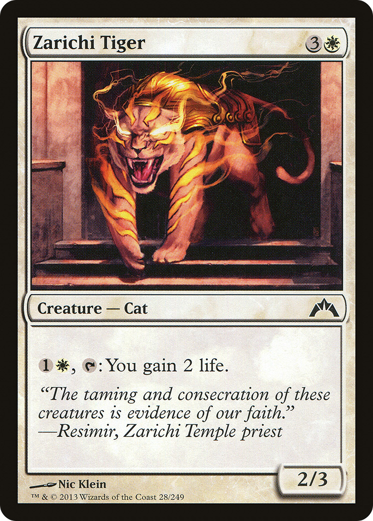 Image of Zarichi Tiger [Gatecrash]