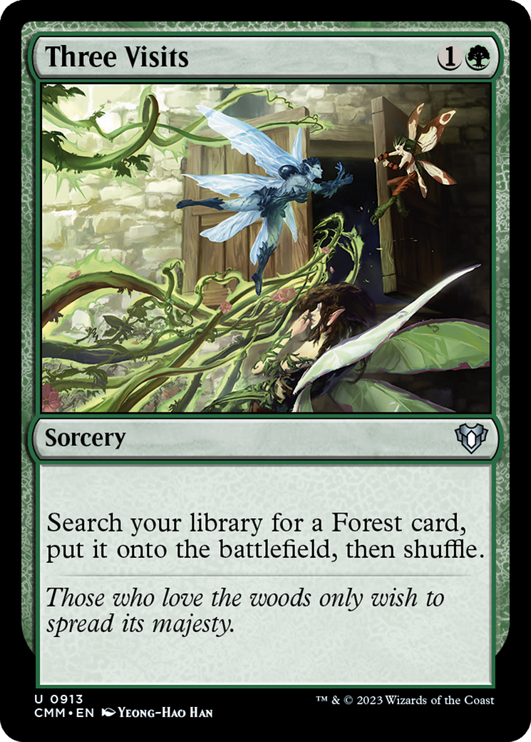 Image of Three Visits [Commander Masters]