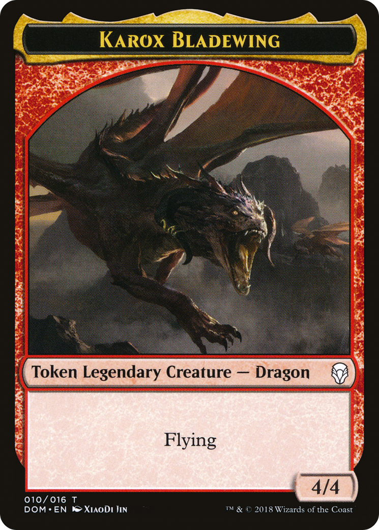 Image of Karox Bladewing Token [Dominaria Tokens]