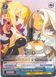Image of Rozalin & Sapphire (DG/EN-S03-E146 U) [Disgaea]