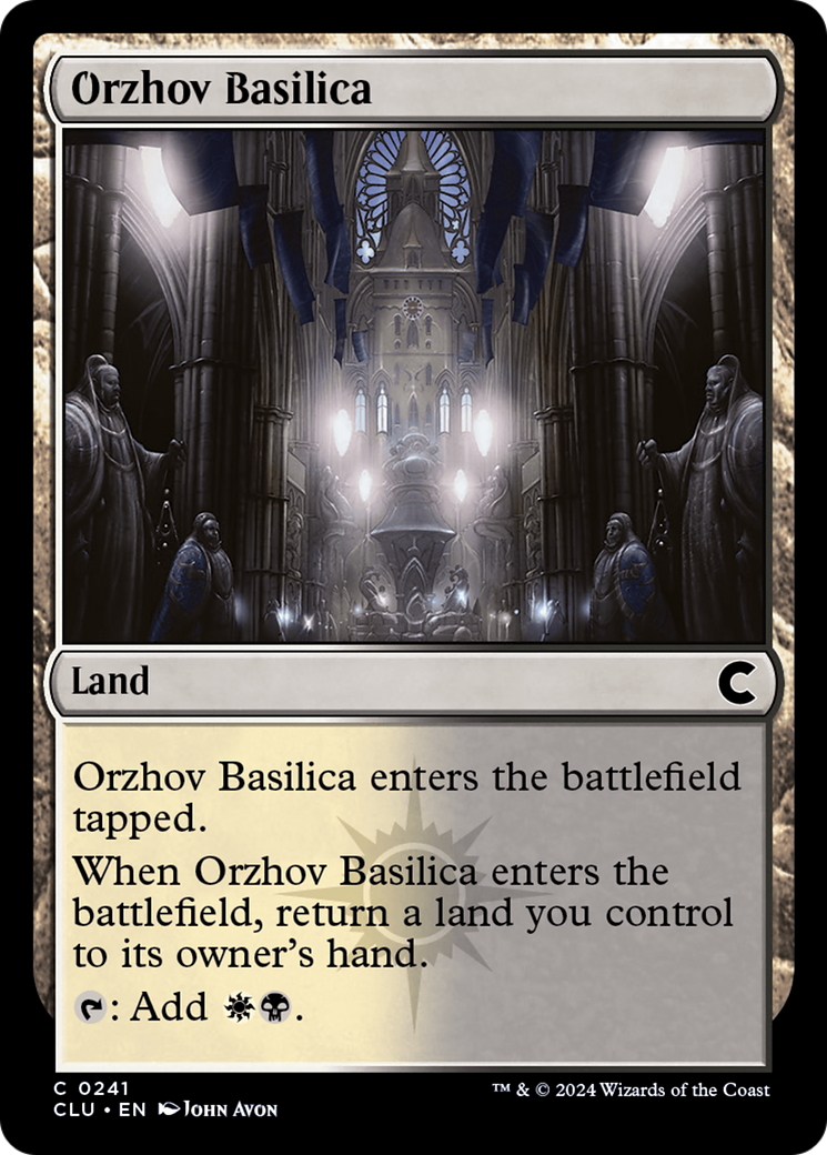 Image of Orzhov Basilica [Ravnica: Clue Edition]