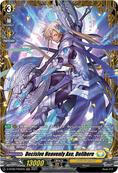 Image of Decisive Heavenly Axe, Delibere (D-BT09/FR25EN) [Dragontree Invasion]