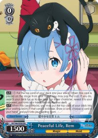 Image of Peaceful Life, Rem (RZ/S46-E058 RR) [Re:ZERO]