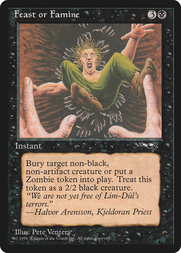 Image of Feast or Famine (Face Pressed) [Alliances]