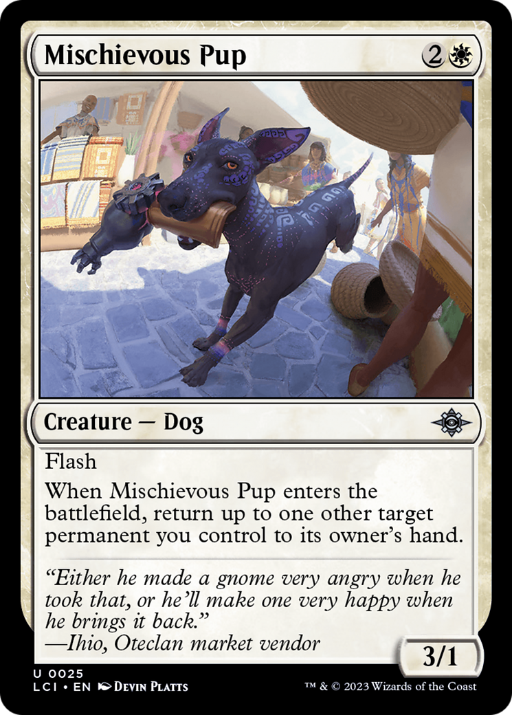 Image of Mischievous Pup [The Lost Caverns of Ixalan]