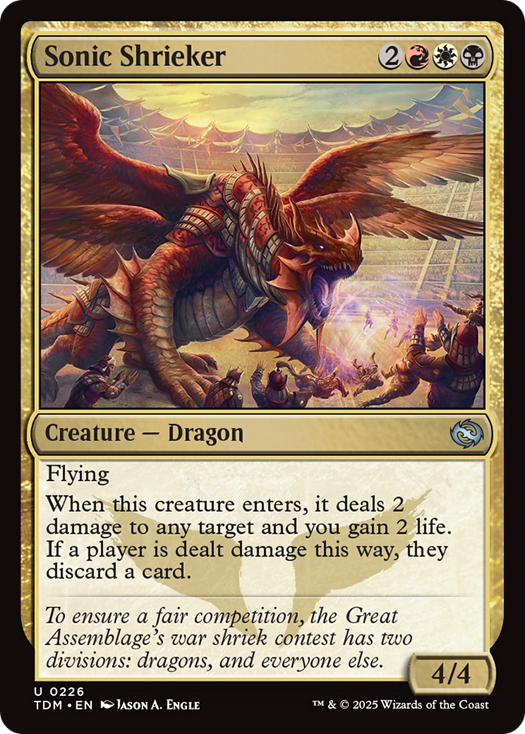 Image of Sonic Shrieker [Tarkir: Dragonstorm]