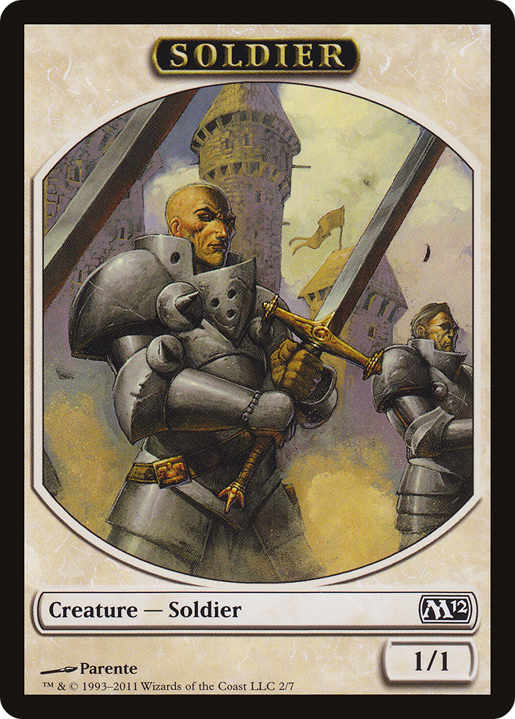 Image of Soldier Token [Magic 2012 Tokens]