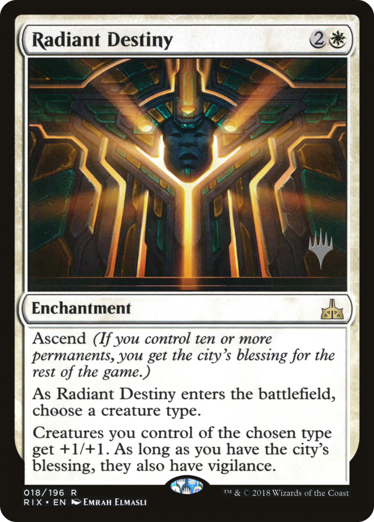 Image of Radiant Destiny (Promo Pack) [Rivals of Ixalan Promos]