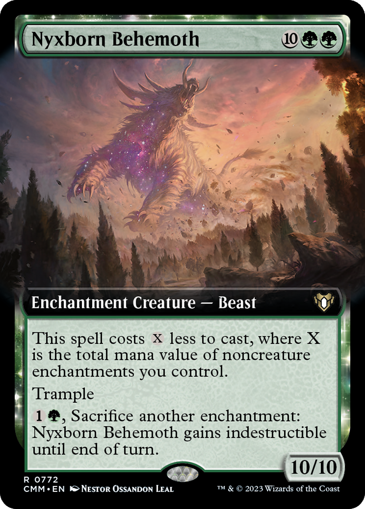 Image of Nyxborn Behemoth (Extended Art) [Commander Masters]