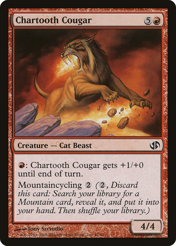 Image of Chartooth Cougar [Duel Decks: Jace vs. Chandra]