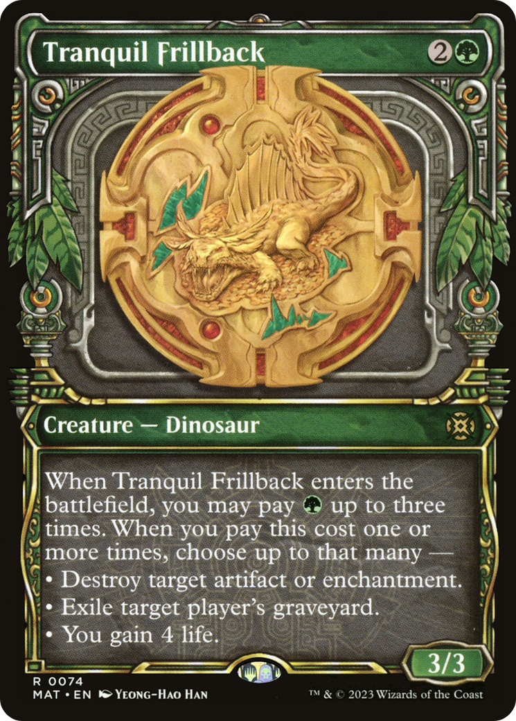 Image of Tranquil Frillback (Showcase) [March of the Machine: The Aftermath]