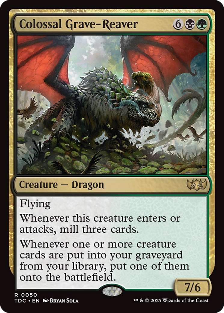 Image of Colossal Grave-Reaver [Tarkir: Dragonstorm Commander]