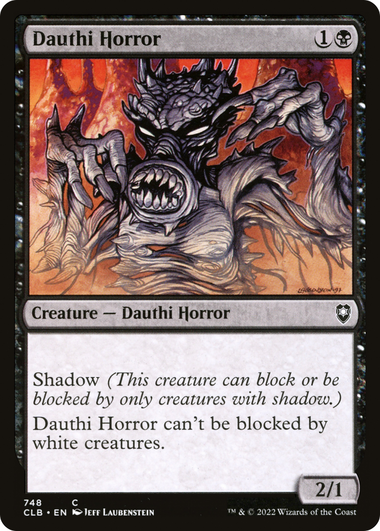 Image of Dauthi Horror [Commander Legends: Battle for Baldur's Gate]