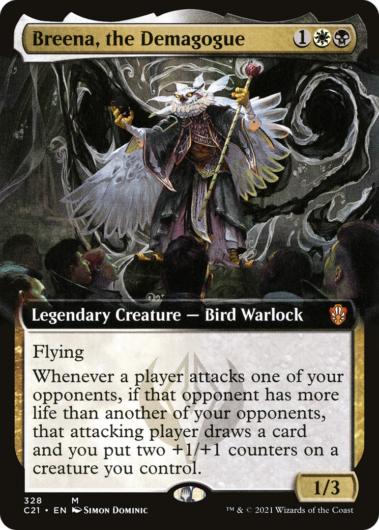 Image of Breena, the Demagogue (Extended Art) [Commander 2021]