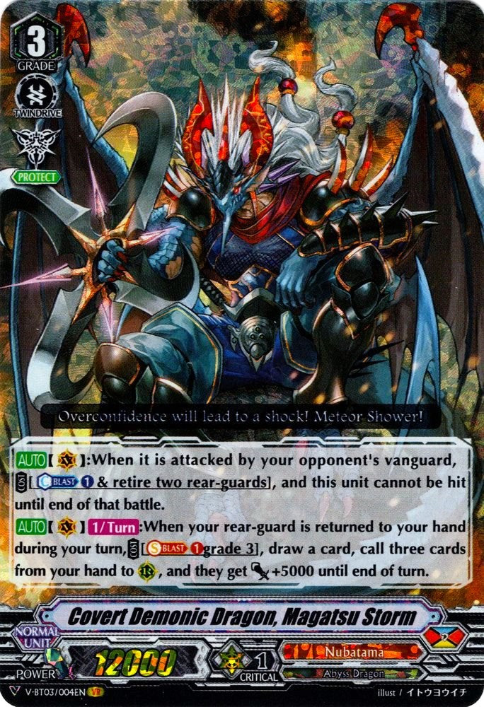 Image of Covert Demonic Dragon, Magatsu Storm (V-BT03/004EN) [Miyaji Academy CF Club]