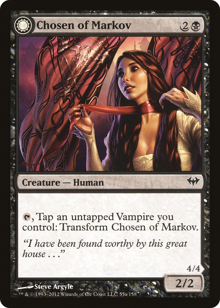 Image of Chosen of Markov // Markov's Servant [Dark Ascension]