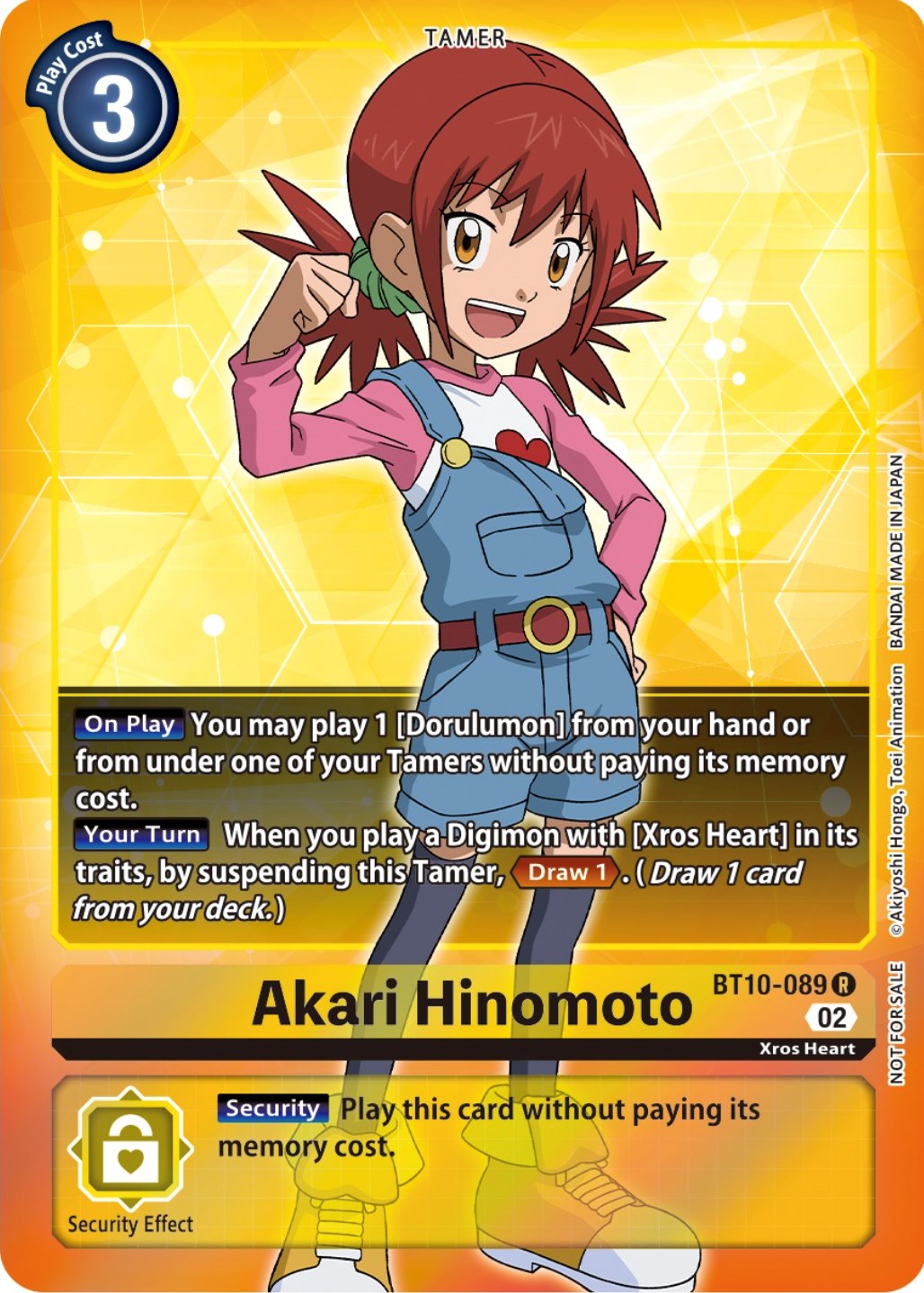 Image of Akari Hinomoto [BT10-089] (Box Topper) [Xros Encounter]