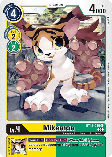 Image of Mikemon [BT12-036] [Across Time]
