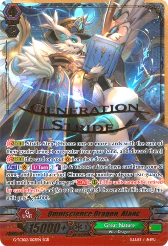 Omniscience Dragon, Afanc (SGR) (G-TCB02/003EN) [The GENIUS STRATEGY]