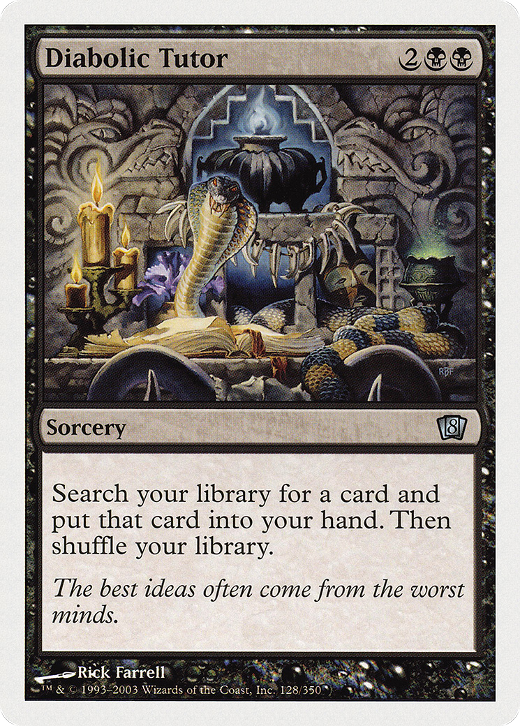 Image of Diabolic Tutor [Eighth Edition]