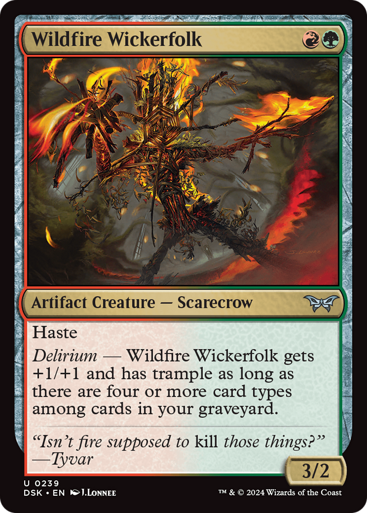 Image of Wildfire Wickerfolk [Duskmourn: House of Horror]