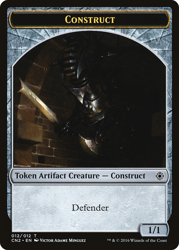 Image of Construct Token [Conspiracy: Take the Crown Tokens]