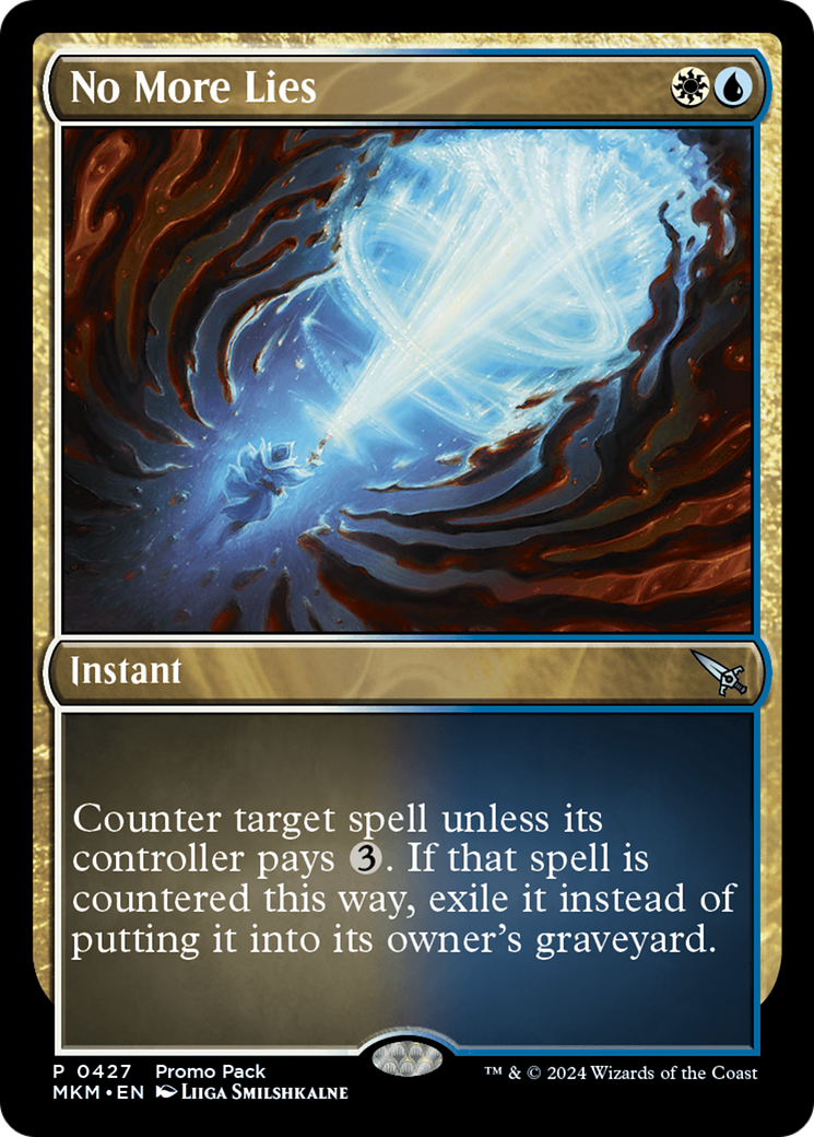 Image of No More Lies (Promo Pack) [Murders at Karlov Manor Promos]