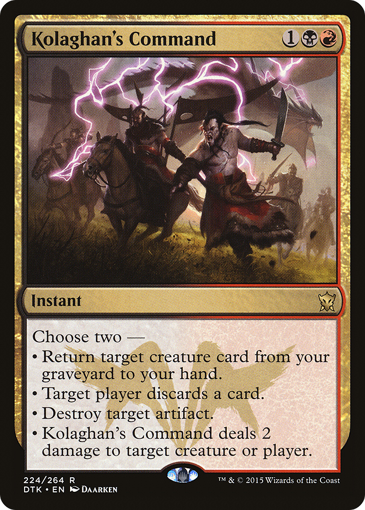 Image of Kolaghan's Command [Dragons of Tarkir]