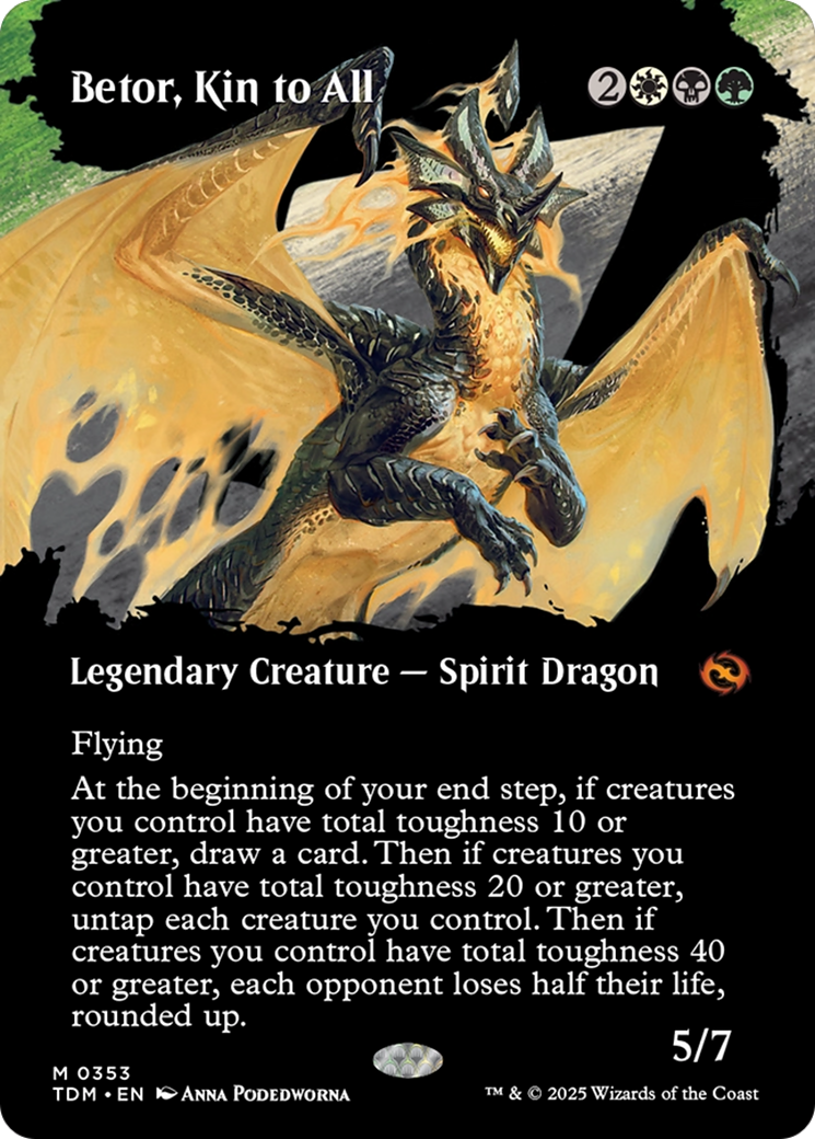 Image of Betor, Kin to All (Borderless) [Tarkir: Dragonstorm]