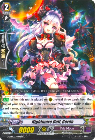 Image of Nightmare Doll, Gerda (G-CHB03/034EN) [Rummy Labyrinth Under the Moonlight]