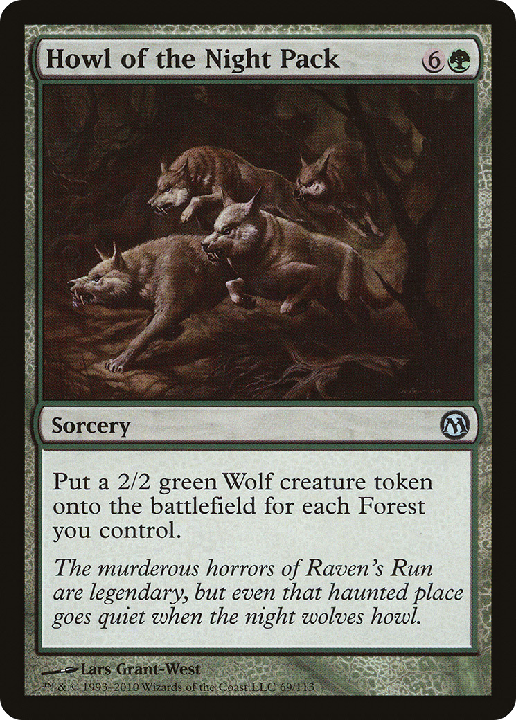 Image of Howl of the Night Pack [Duels of the Planeswalkers]