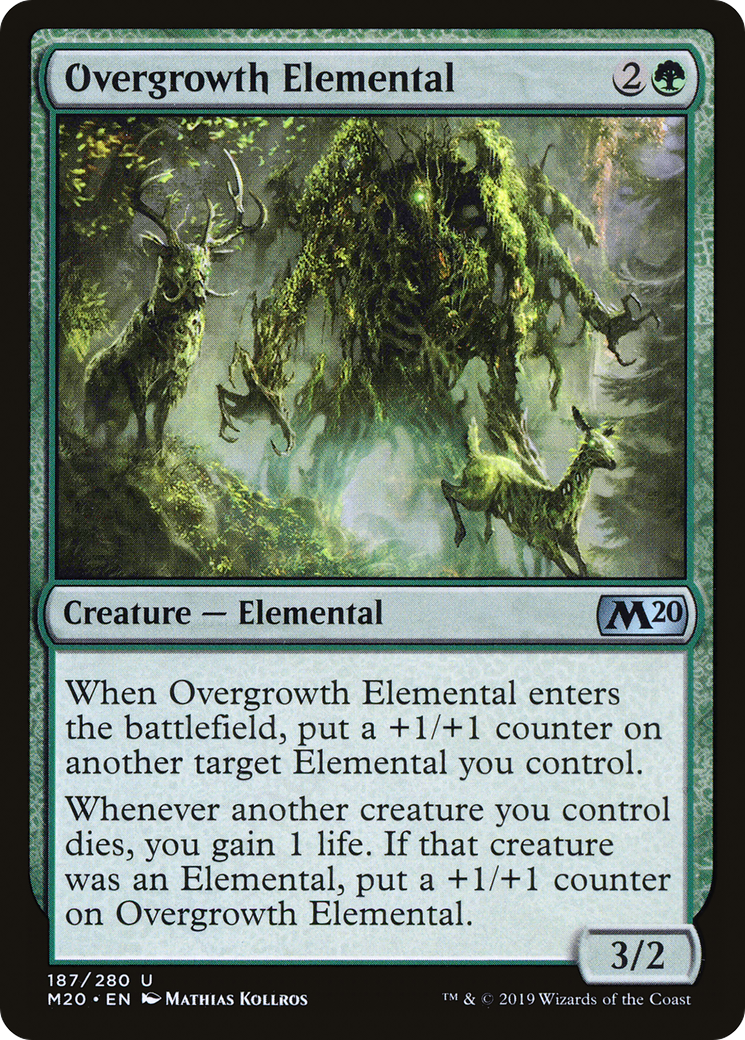 Image of Overgrowth Elemental [Core Set 2020]