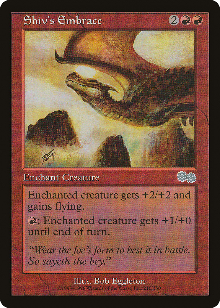 Image of Shiv's Embrace [Urza's Saga]