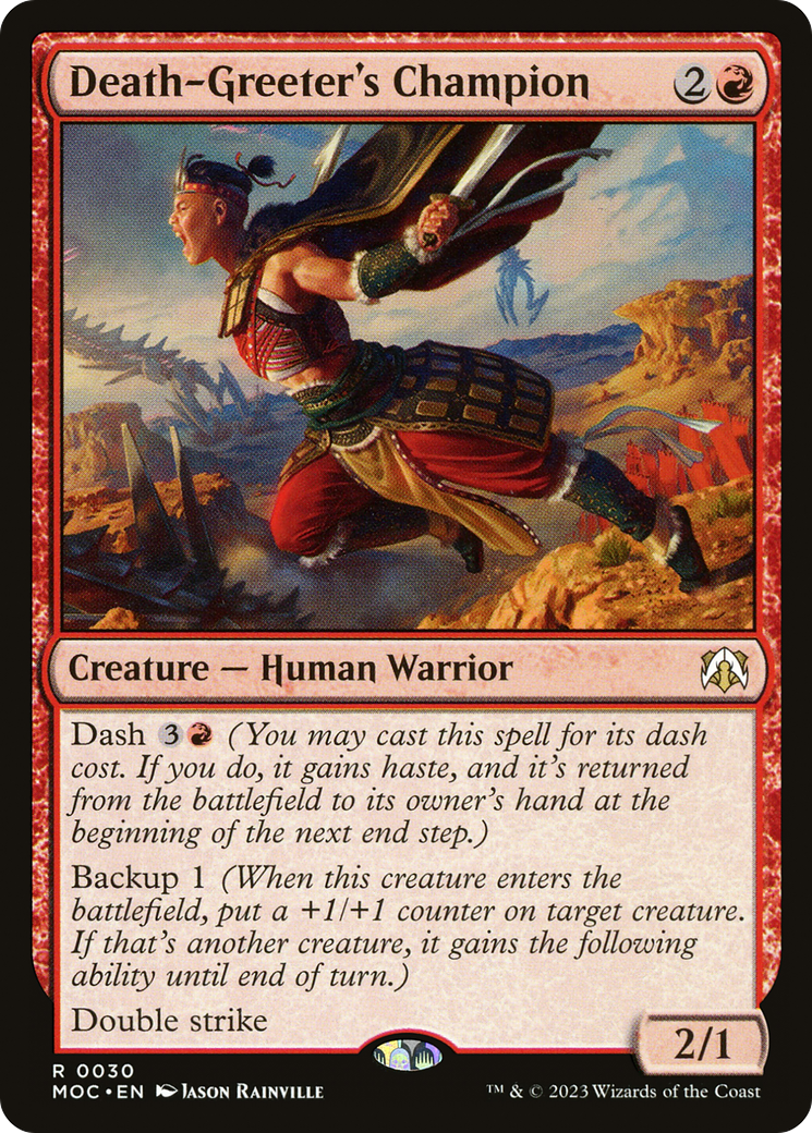 Image of Death-Greeter's Champion [March of the Machine Commander]