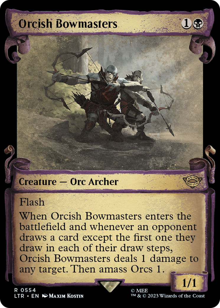 Image of Orcish Bowmasters [The Lord of the Rings: Tales of Middle-Earth Showcase Scrolls]